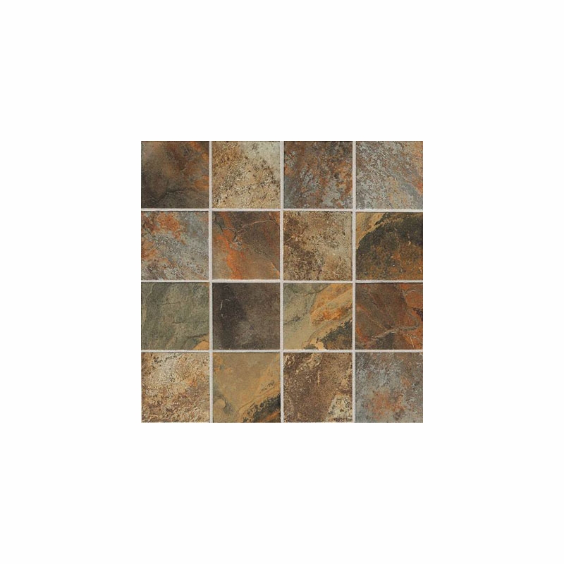 American Olean Kendal Slate Carlisle Black Mosaic 3" x 3"