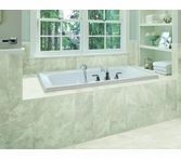 American Olean Mirasol Silver Marble 10" x 14" Wall