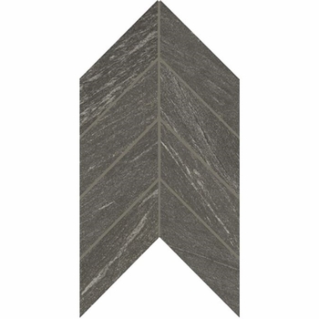American Olean Montesano Chevron Mosaic Charcoal