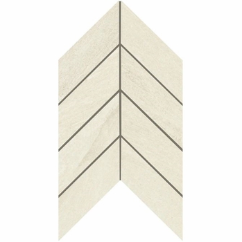 American Olean Montesano Chevron Mosaic White