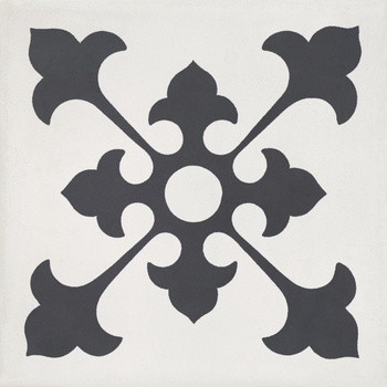 Bati Orient Cement Tile Classic Antracite Off White