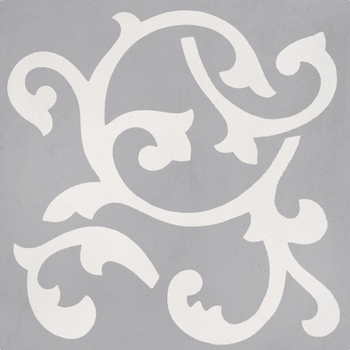 Bati Orient Cement Tile Classic Dark Grey With Light Grey