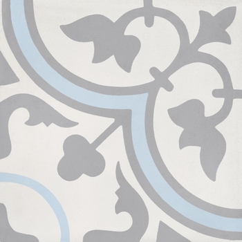Bati Orient Cement Tile Classic Off White Dark Grey-Blue