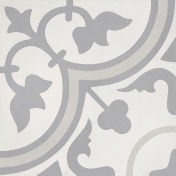 Bati Orient Cement Tile Classic Off White Dark Grey-Light Grey