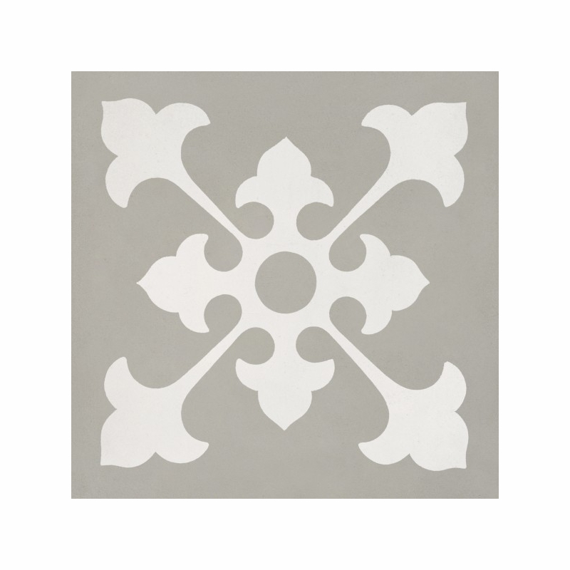 Bati Orient Cement Tile Classic Off White Taupe
