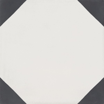 Bati Orient Cement Tile Modern Triangle Antracite Off White
