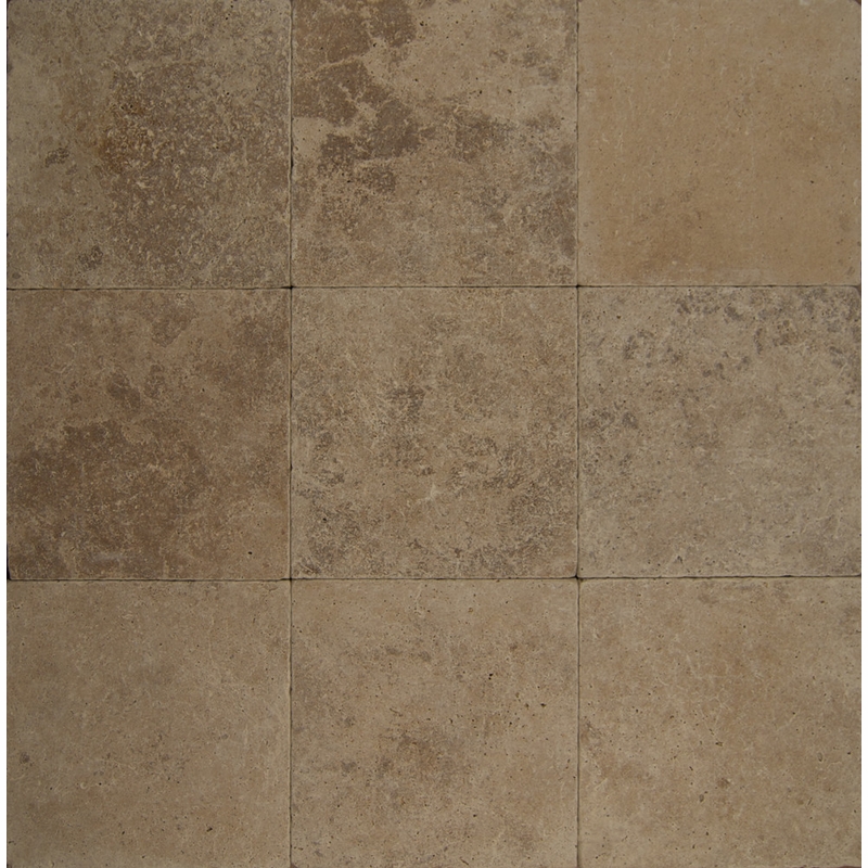 Bedrosians Pavers Travertine Tile Mocha Jura 16" x 16"