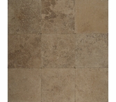 Bedrosians Pavers Travertine Tile Mocha Jura 16" x 16"