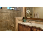 Bedrosians Pavers Travertine Tile Mocha Jura 16" x 16"