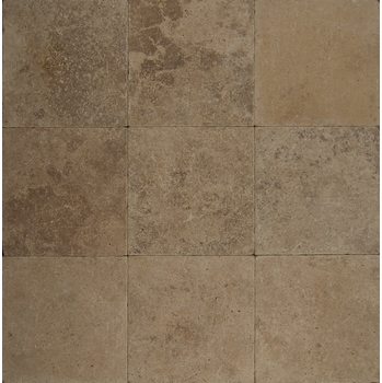 Bedrosians Pavers Travertine Tile Mocha Jura 16" x 16"