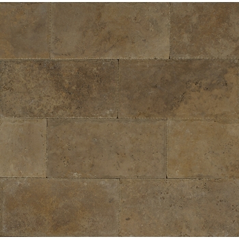 Bedrosians Pavers Travertine Tile Mocha Jura 16" x 24"