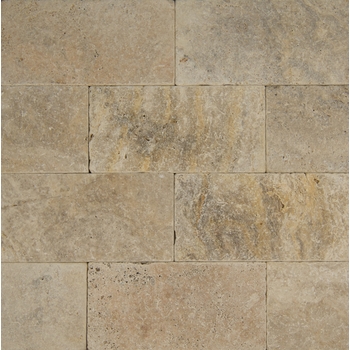Bedrosians Pavers Travertine Tile Philadelphia Rust 16" x 24"