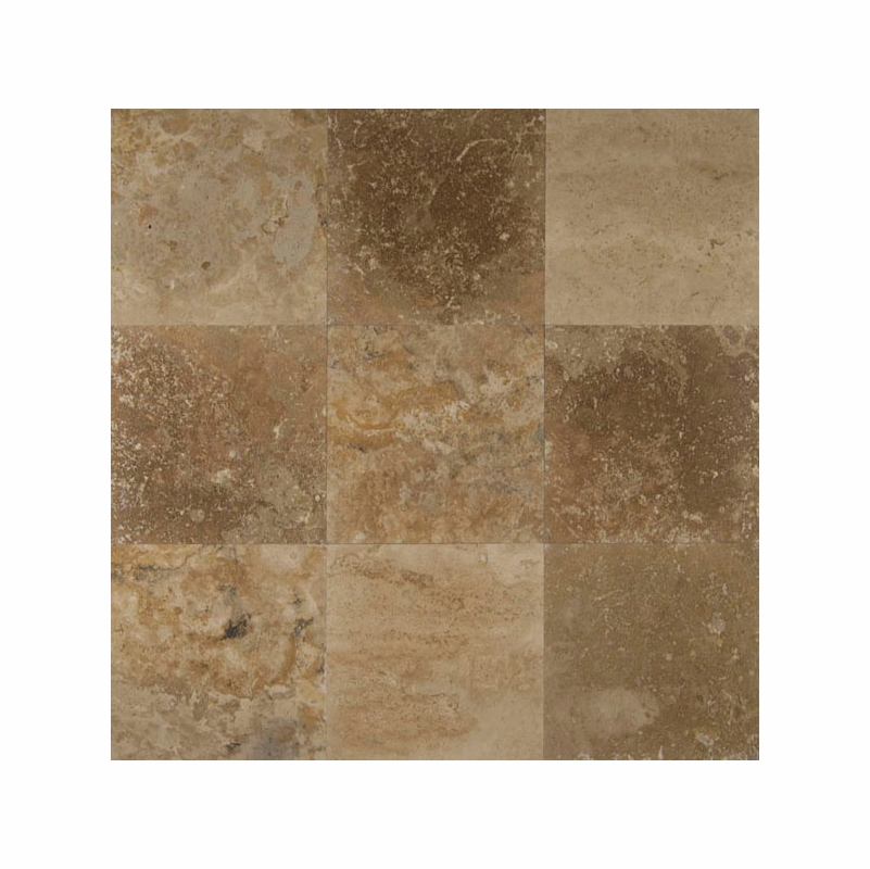 Bedrosians Travertine Tile Desert Rustic 18" x 18"