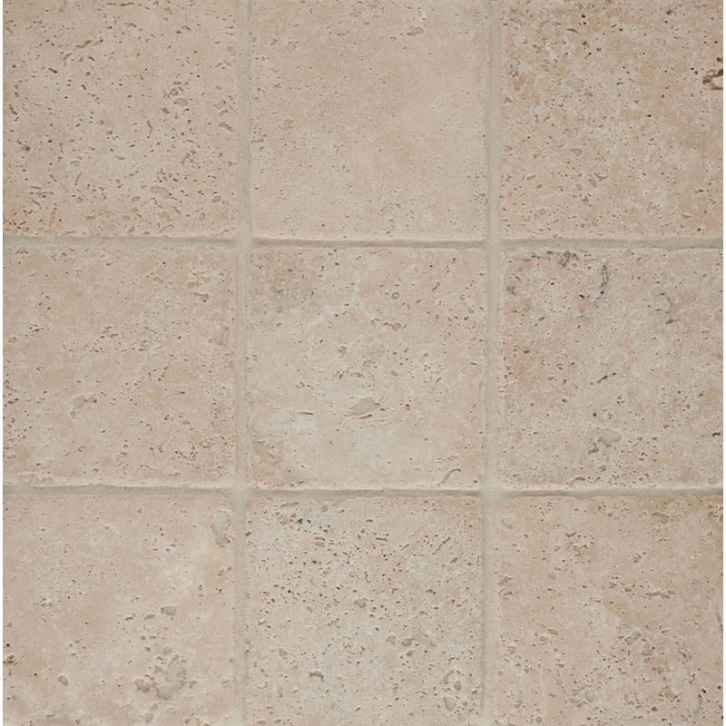 Bedrosians Travertine Tile Mediterranean Beige 18" x 18"