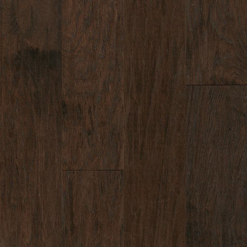 Capella Hickory Wide Width Hand Scraped Stone Brown