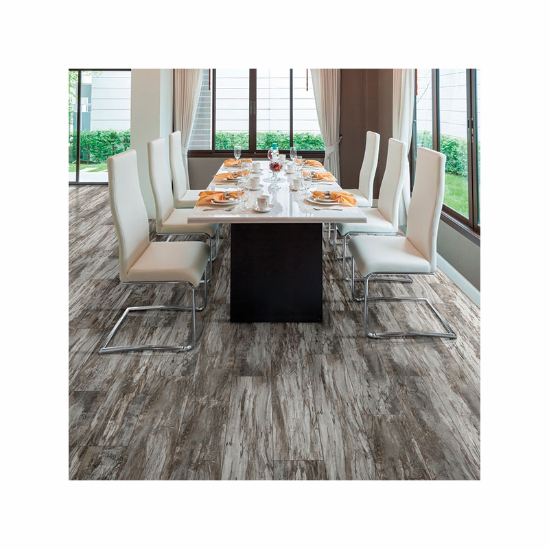 Congleum Triversa Prime Fusion Warm Pewter