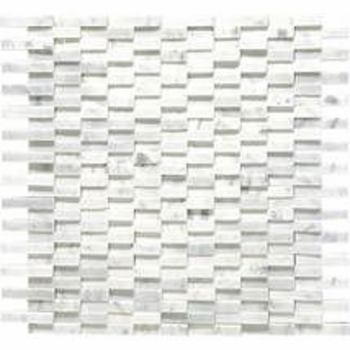 Daltile Stone Mosaic Carrara White Cladding