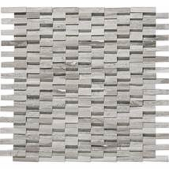 Daltile Stone Mosaic Chenille White Cladding