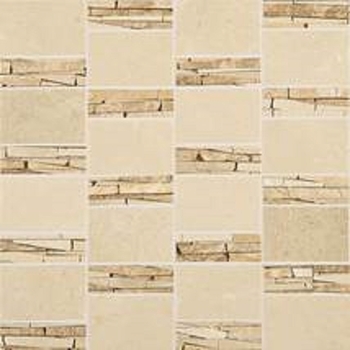 Daltile Stone Mosaic Crema Marfil Classico Abstract