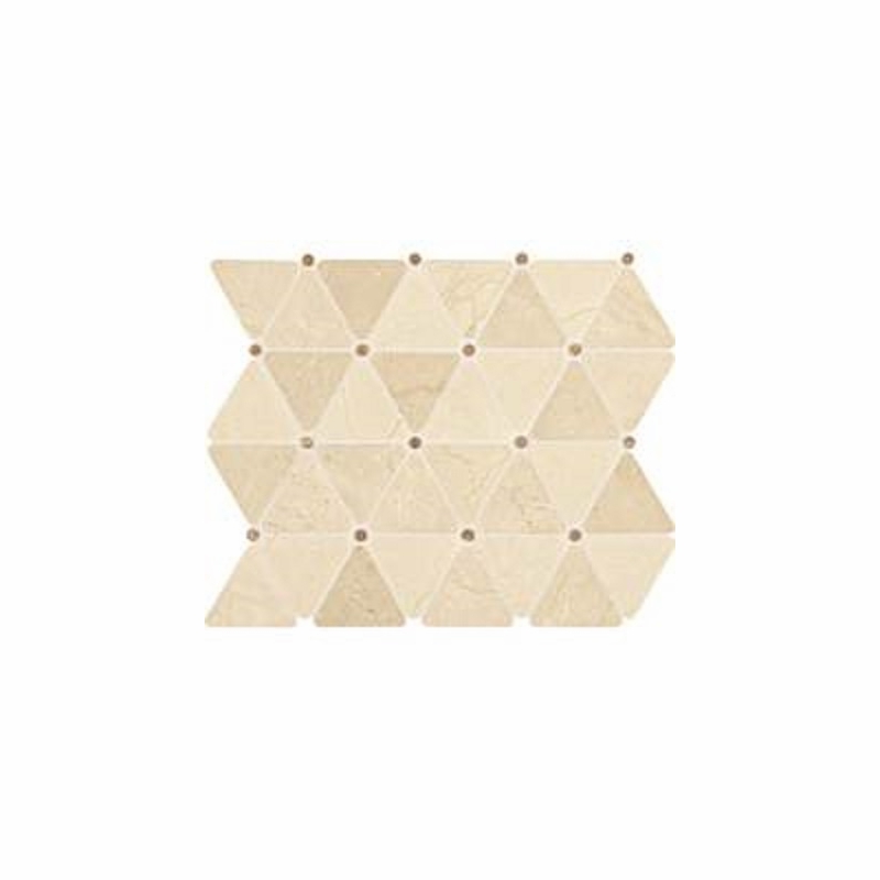 Daltile Stone Mosaic Crema Marfil Classico Triangle