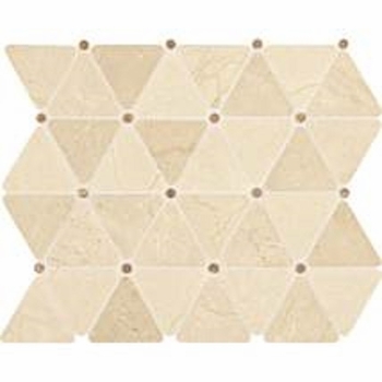 Daltile Stone Mosaic Crema Marfil Classico Triangle