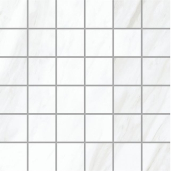 Eleganza Carrara Extra Moderne White Mosaic Polished