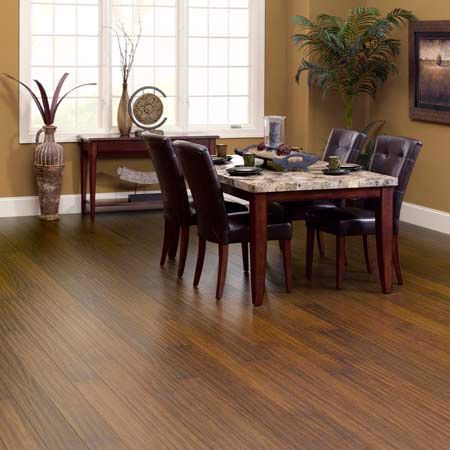 Handscraped Natural Bamboo Engineered