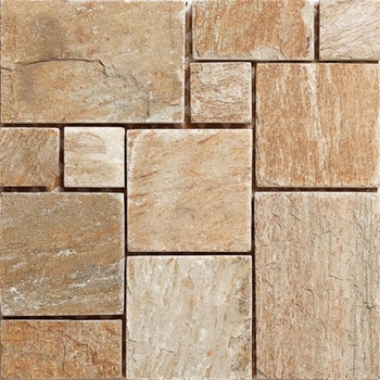 Kertiles Slate Modular Red 12" x 12" Porcelain Tile