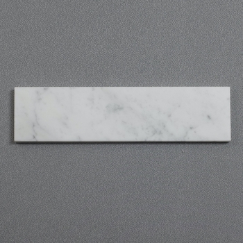 Meridian Carrara White Marble Honed 3" x 12"