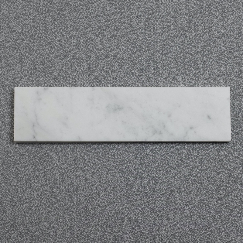 Meridian Carrara White Marble Honed 3" x 12"