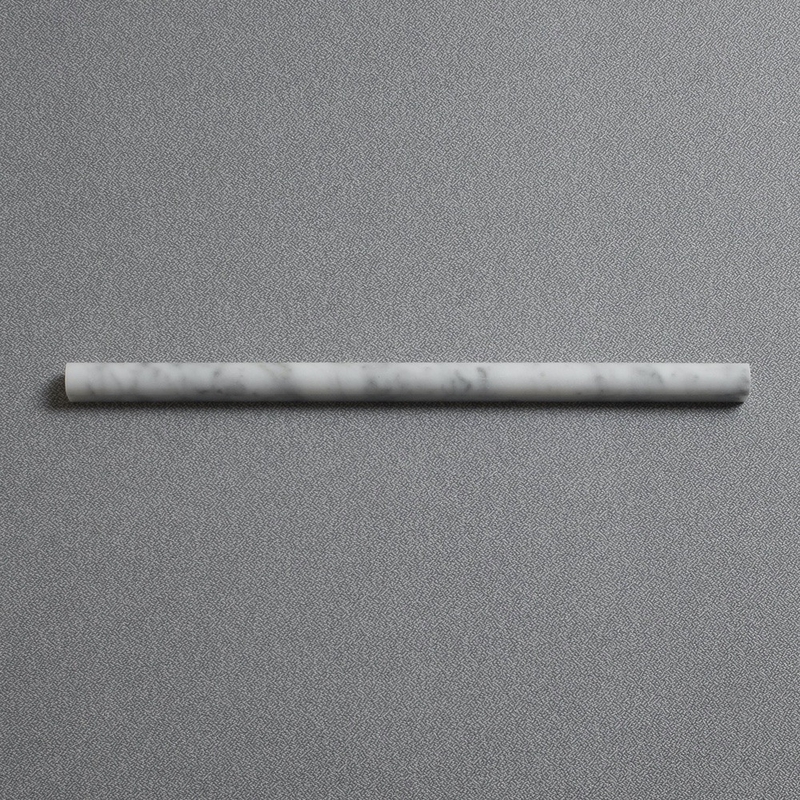 Meridian Carrara White Pencil Molding
