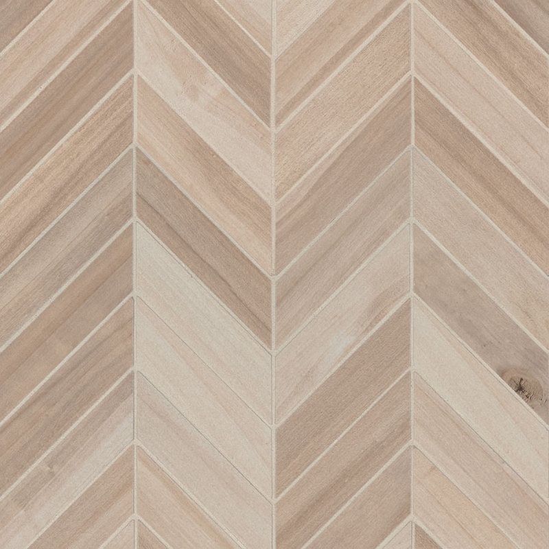 MSI Surfaces  Havenwood Beige Chevron Mosaic