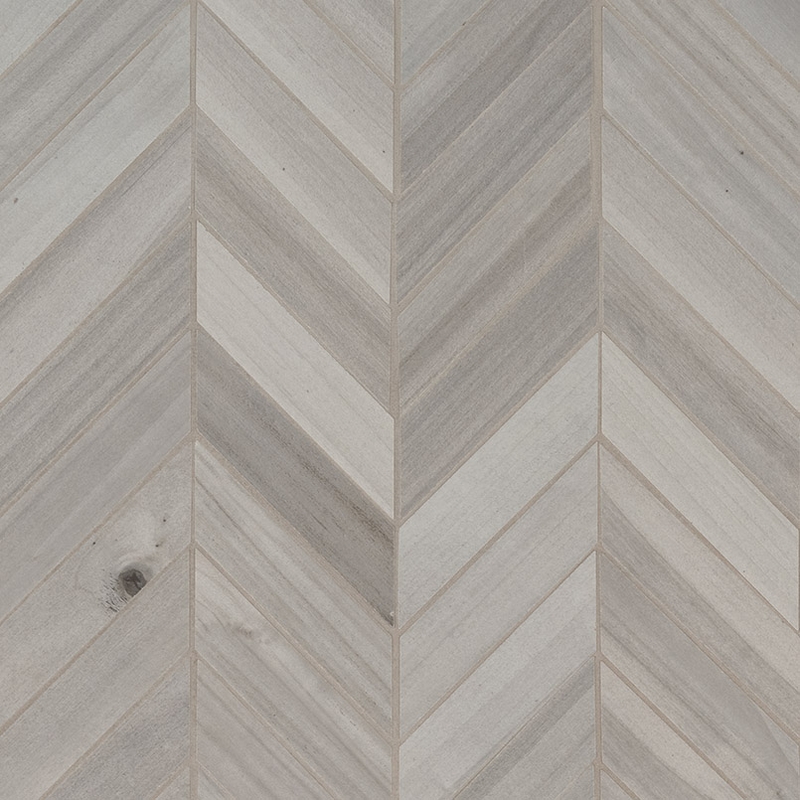 MSI Surfaces  Havenwood Platinum Chevron Mosaic