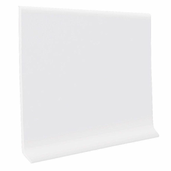Roppe 700 Wallbase Snow 4 Inch x 120 Feet Roll