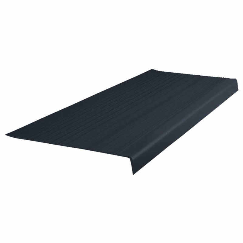 Roppe Heavy Duty Ribbed Square Vinyl Stair Tread #18 72"