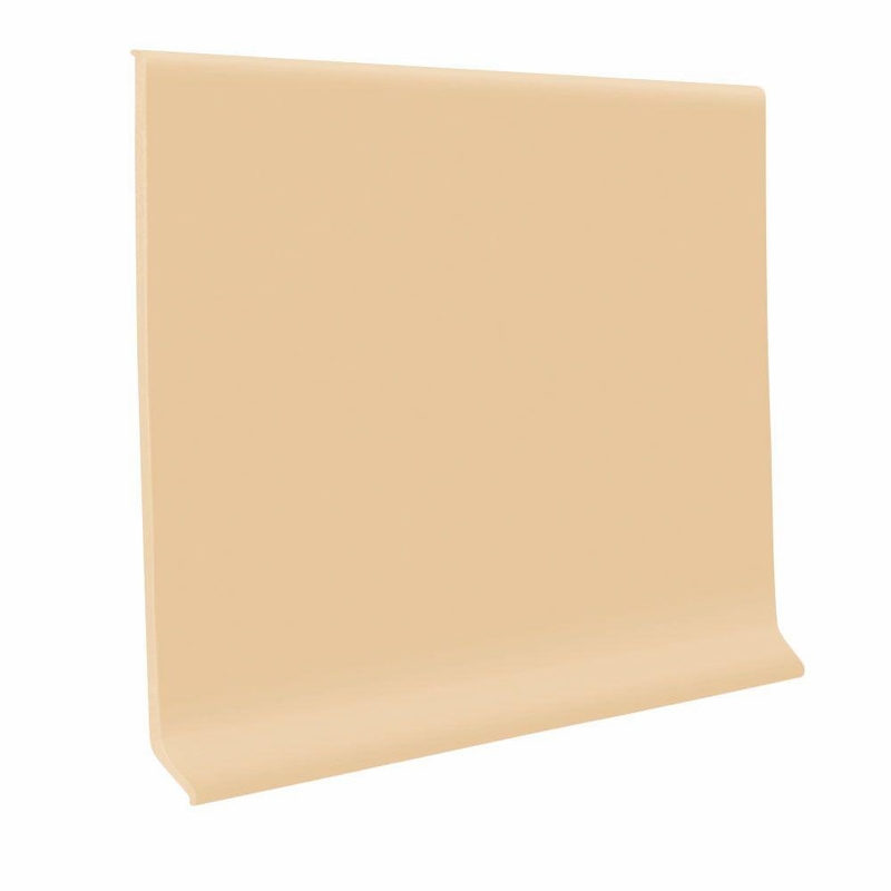Roppe Vinyl Wall Base Camel .080 x 4 inch x 120 feet