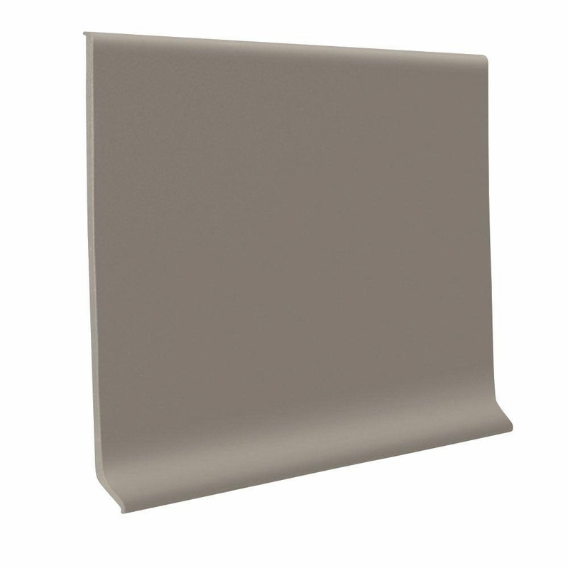 Roppe Vinyl Wall Base Pewter 1/8 x 4 inch x 120 feet