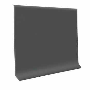 Roppe Pinnacle Charcoal Rubber Wall Base 4 inch x 120 feet