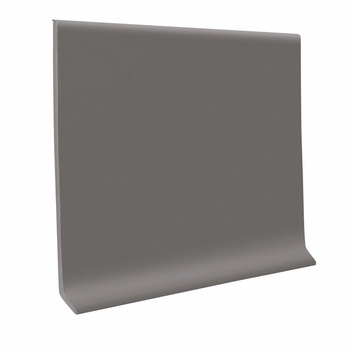 Roppe Wallbase Pinnacle Rubber Dark Gray 4 inch x 120 feet