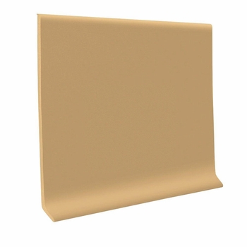 Roppe Wallbase Pinnacle Rubber Flax 4 inch x 120 feet