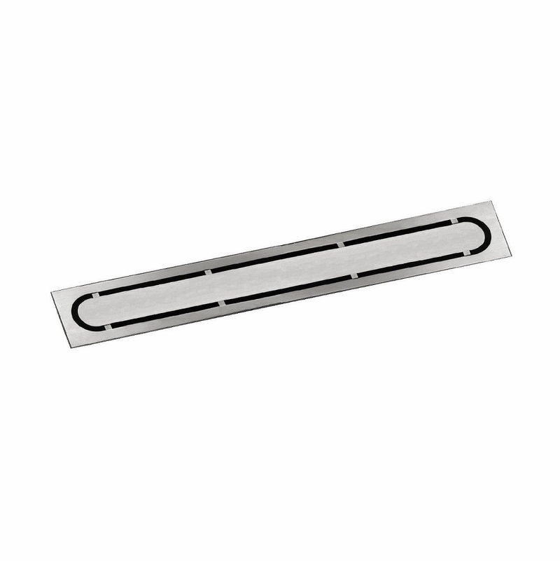 Schluter Brushed Design Stainless Steel Drain Cover Pure