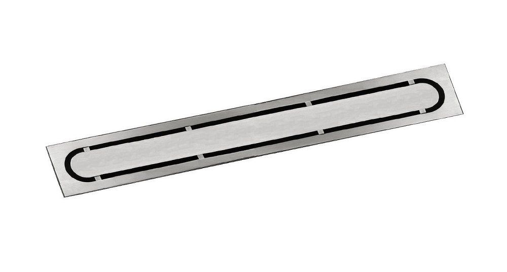Schluter Brushed Design Stainless Steel Drain Cover - Pure