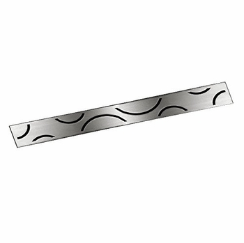 Schluter Brushed Stainless Steel Drain - Curve
