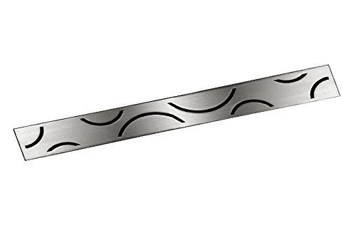 Schluter Brushed Stainless Steel Drain - Curve