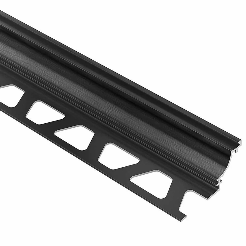Schluter Dilex AHK Cove Base 1/2 inch Aluminum Brushed Graphite