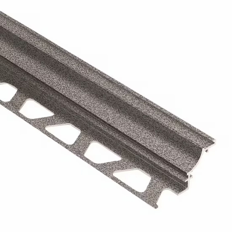 Schluter Dilex AHK Cove Base 3/8 inch Aluminum Stone Grey