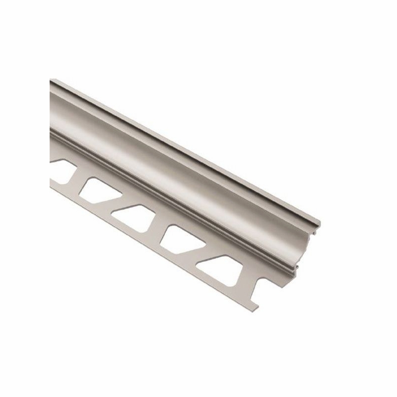 Schluter Dilex AHK Cove Base 1/2 inch Satin Nickel Aluminum