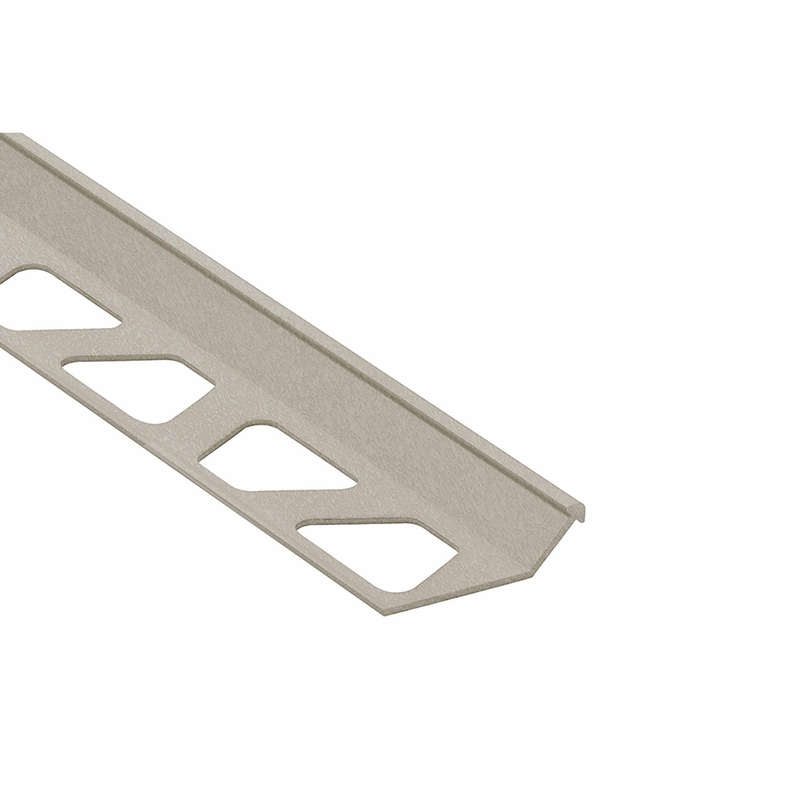Schluter Finec 1/2 inch Aluminum Greige