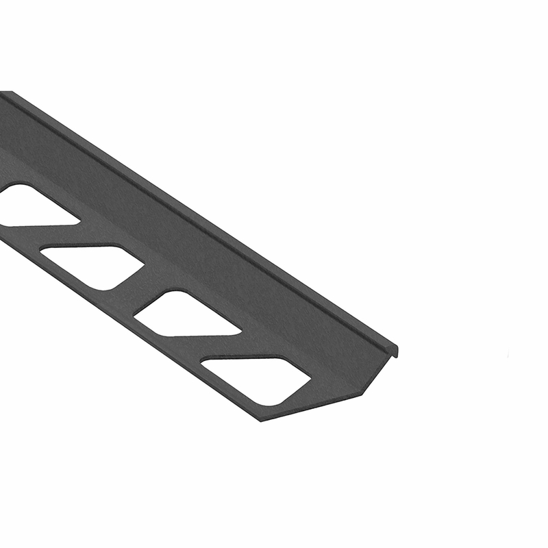 Schluter Finec 1/2 inch Aluminum Light Anthracite