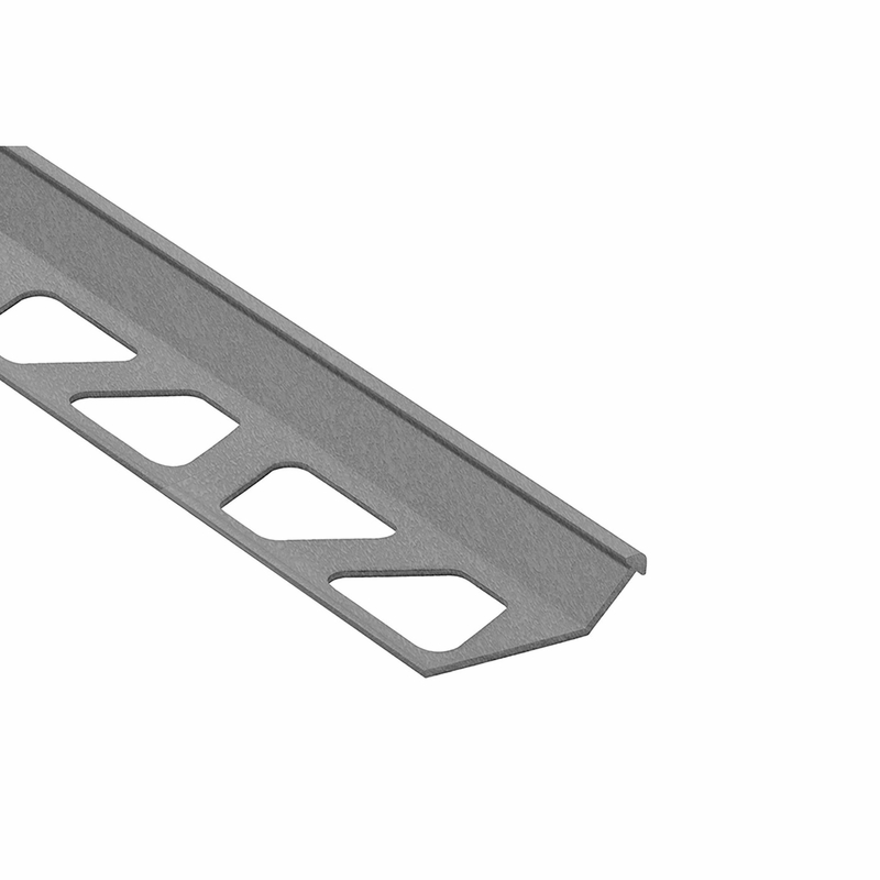 Schluter Finec 1/2 inch Aluminum Pewter